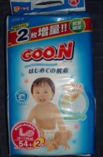 Детские подгузники GOON фото