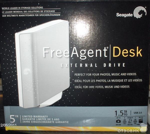 Внешний жесткий диск Seagate FreeAgent Desk 1.5 TB фото