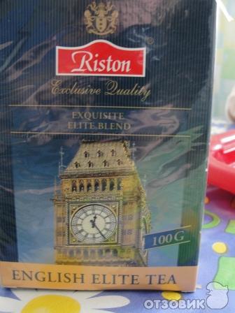 Чай Riston English Elite Tea (смесь черного и зеленого чая) фото