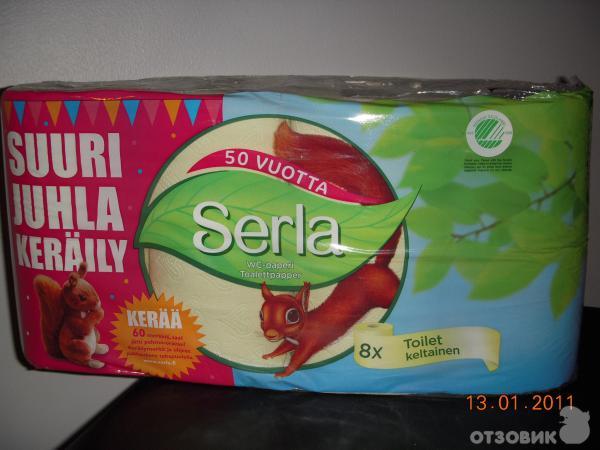 туалетная бумага Serla