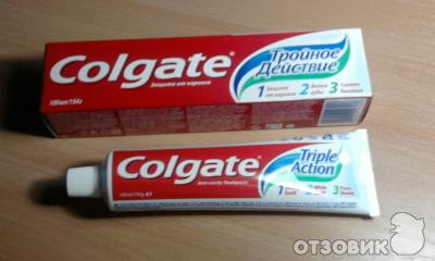 Зубная паста Colgate Triple  Action фото