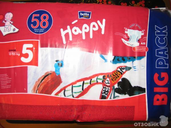 Детские одноразовые подгузники Bella Happy № 5 фото