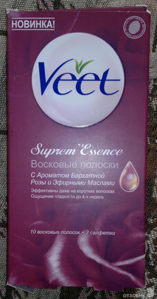 Восковые полоски Veet фото