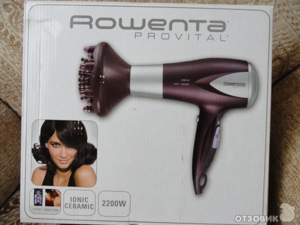 Как разобрать фен ровента 2200w Отзыв о Фен Rowenta Provital CV 8065 Ionic Ceramic Нужная вещь каждой женщине