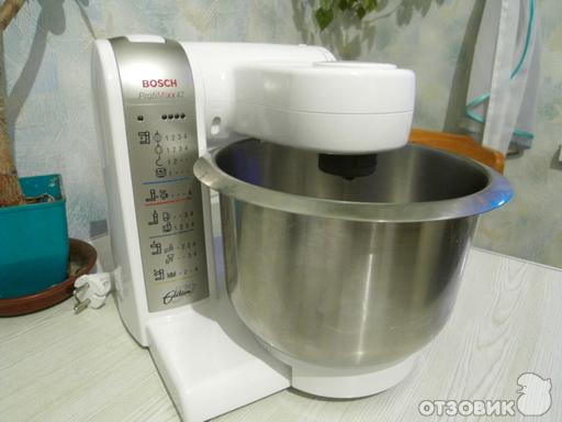 Bosch profimixx 47 как разобрать Отзыв о Кухонный комбайн Bosch Profi Mixx 47 Забота о времени - забота об удобст