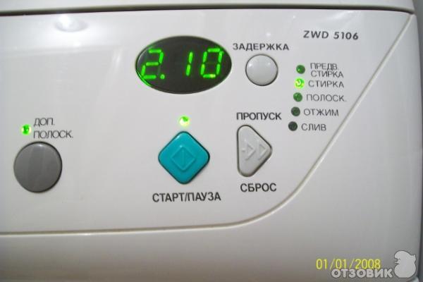 Стиральная машина Zanussi ZWD 5106 фото