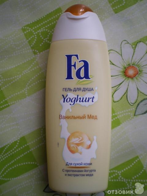 Гель для душа Fa Yoghurt Ванильный мёд фото