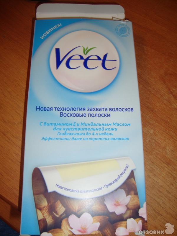 Восковые полоски Veet фото