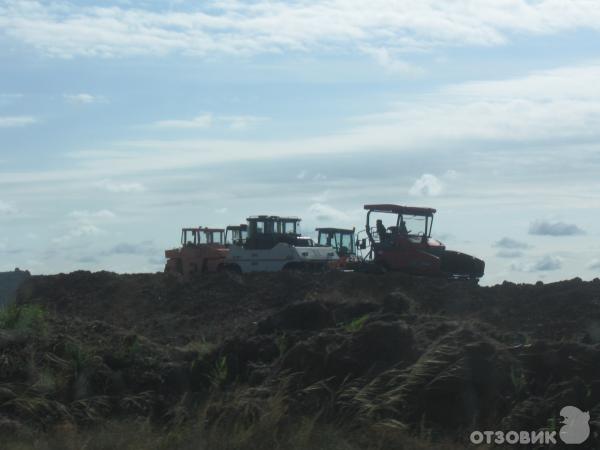 Стоительство дороги