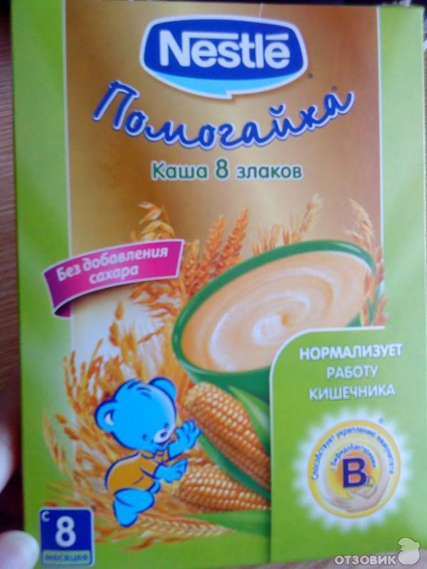 Каша Nestle Помогайка 8 злаков фото