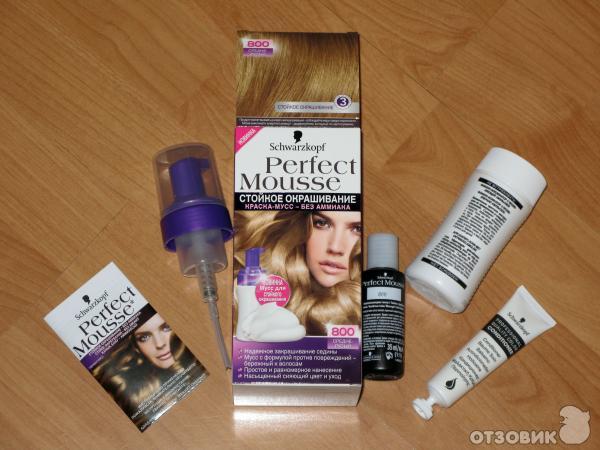 Краска-мусс Schwarzkopf без аммиака Perfect Mousse фото